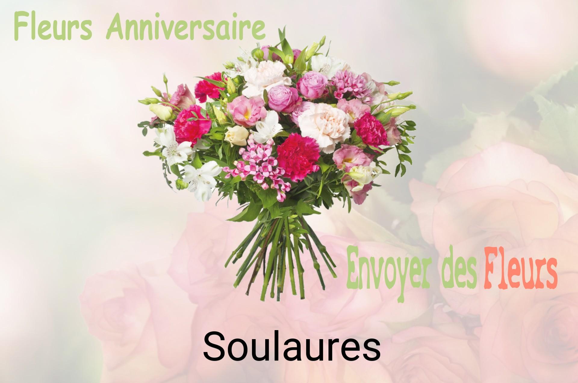 Bouquet de fleurs d’anniversaire livré à Soulaures
