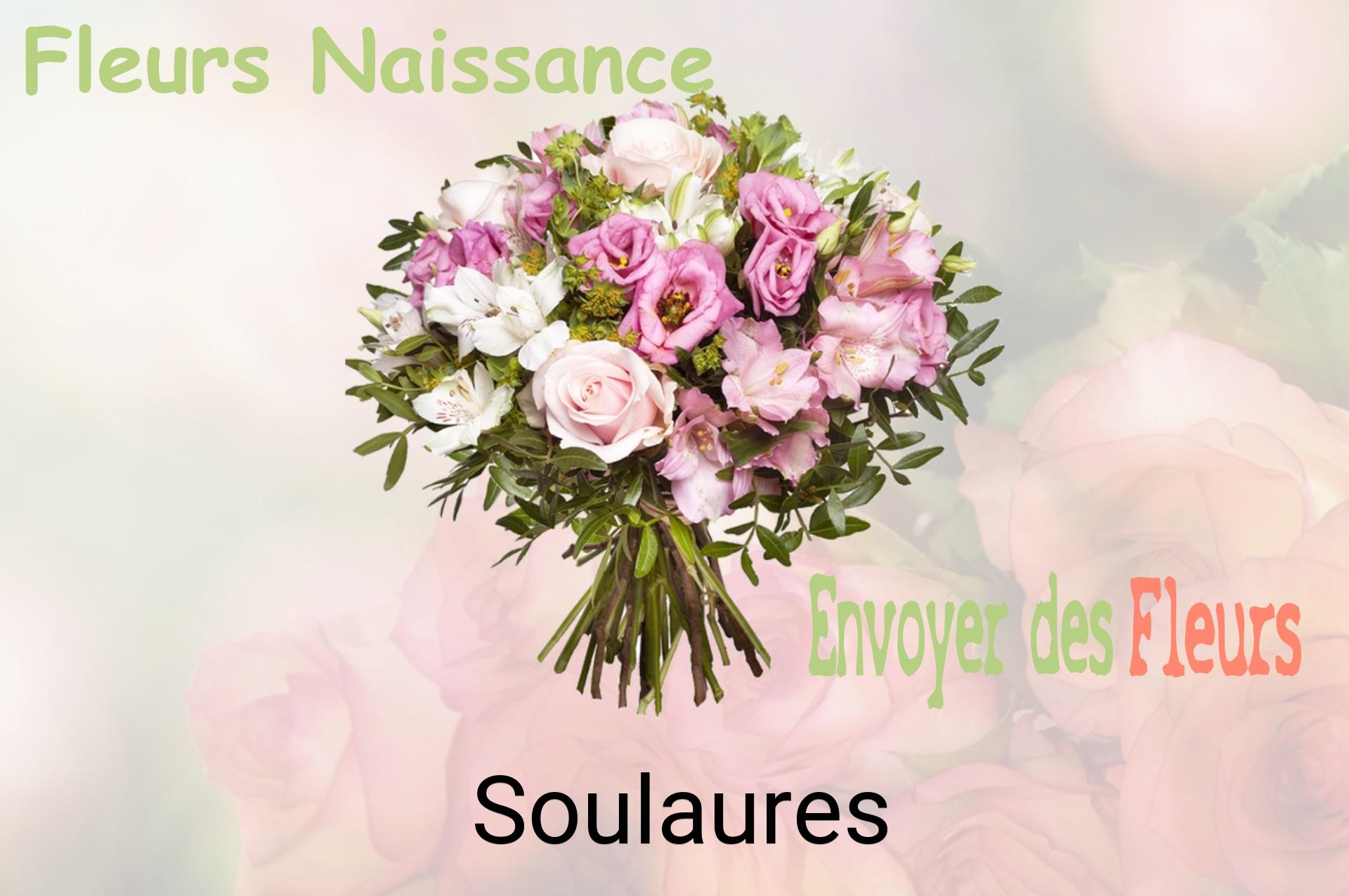 Bouquet de fleurs de naissance livré à Soulaures